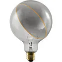 Segula LED lyskilde ILLUSION GLOBE 125 SLANTING TOP - SMOKEY - PHASE G125 mat E27 5W 350lm 2200K 330° CRI 90-100 dæmpbar