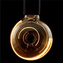 LED lyskilde ILLUSION GLOBE 125 CRESCENT SLANTING - SMOKEY - PHASE G125 mat E27 6W 310lm 1900K 330° CRI 90-100 dæmpbar