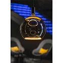 Segula LED lyskilde FLOATING GLOBE 300 - SMOKEY BLACK- PHASE mat E27 8W 350lm 1900K 330° dæmpbar