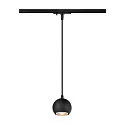 SLV 1-faset pendul LIGHT EYE® 90 GU10 IP20, sort dæmpbar