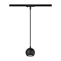 SLV 1-faset pendul LIGHT EYE® 90 GU10 IP20, sort dæmpbar