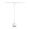 SLV 1-faset pendul LIGHT EYE® 90 GU10 IP20, hvid dæmpbar