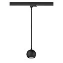 SLV 3-faset pendul LIGHT EYE® 90 down, balleformet GU10 IP20, sort mat dæmpbar