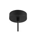 SLV Pendel LIGHT EYE® 150 GU10 IP20, sort dæmpbar