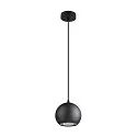 SLV Pendel LIGHT EYE® 150 GU10 IP20, sort dæmpbar