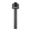 Udendørs stativlampe PHOTONI CYL POLE 75 cylindrisk, slagfast E27 IP65, sort mat dæmpbar