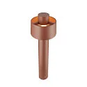 SLV Udendørs stativlampe PHOTONI CYL POLE 75 cylindrisk, slagfast E27 IP65, rust dæmpbar