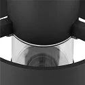 SLV socket luminaire PHOTONI CYL POLE 45 cylindrical, impact resistant E27 IP65, black matt dimmable