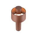 SLV Fatningslampe PHOTONI CYL POLE 45 cylindrisk, slagfast E27 IP65, rust dæmpbar
