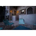 SLV Udendørs wall luminaire PHOTONI CYL cylindrisk, halvrund E27 IP65, rust dæmpbar