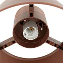 SLV Udendørs loftlampe PHOTONI CYL cylindrisk, med afstandsstykke E27 IP65, rust dæmpbar