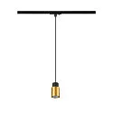 SLV 1-faset pendul PURI 2.0 - TUBE cylindrisk GU10 IP20, sort dæmpbar