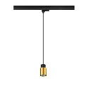 SLV 3-faset pendul PURI 2.0 - TUBE cylindrisk GU10 IP20, sort dæmpbar
