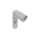 SLV Væg- og Loftlampe PURI 2.0 - TUBE firkantet, med afbryder GU10 IP20, grå dæmpbar