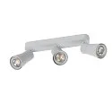 SLV wall and ceiling luminaire PURI 2.0 - CONE 3 flames, long GU10 IP20, grey dimmable