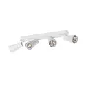 SLV wall and ceiling luminaire PURI 2.0 - DOME 4 flames, long GU10 IP20, white dimmable