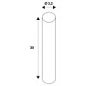 Segula LED lyskilde SOFT TUBE T300 - PHASE klar E27 8W 400lm 1900K 330° CRI 90-100 dæmpbar