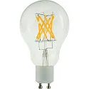 LED lyskilde A60 CROSSED FILAMENT - PHASE klar GU10 6,5W 650lm 2700K 330° CRI 90-100 dæmpbar