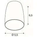 Lampeskærm PURI 2.0 - DOME konisk, aluminium