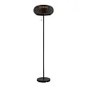 Solar gulvlampe ADEGAN IP65, sort dæmpbar