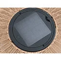 SLV Solar gulvlampe ADEGAN IP65, brun dæmpbar