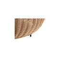 SLV solar floor lamp ADEGAN FLAT IP65, brown dimmable