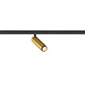 SLV Skinne spot GRIP! S 48V DALI svingbar, til VDU-arbejdsstation, DALI styrbar IP20, guld mat dæmpbar