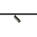 SLV track spot GRIP! S 48V DALI DTW swivelling, for VDU workstation, DALI controllable, Dim-To-Warm IP20, bronze, mat dimmable