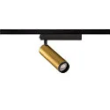 SLV 1-faset spot GRIP! M PHASE DTW svingbar, til VDU-arbejdsstation, Dim-To-Warm IP20, guld dæmpbar
