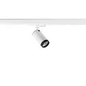 SLV 3-faset spot GRIP! L GU10 cylindrisk, justerbar GU10 IP20, hvid dæmpbar