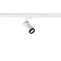 SLV 3-faset spot GRIP! L GU10 cylindrisk, justerbar GU10 IP20, hvid dæmpbar