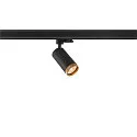 3-faset spot GRIP! L GU10 cylindrisk, justerbar GU10 IP20, sort dæmpbar