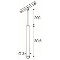 SLV Pendel GRIP! S 48V DALI DTW til VDU-arbejdsstation, DALI styrbar, Dim-To-Warm IP20, guld mat dæmpbar