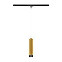 SLV 1-faset pendul GRIP! L GU10 GU10 IP20, guld dæmpbar