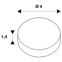 SLV Ring GRIP! M, sort