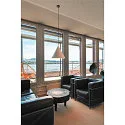 SLV Pendel MAGICO 38 E27 IP20, hvid mat dæmpbar