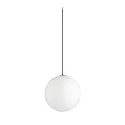 SLV pendant luminaire SUN 40 round E27 IP20, black dimmable
