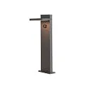 Solar pælelys ABRIDOR POLE 60 HYBRID drejelig, med sensor, CCT Switch IP65, antracit, mat 