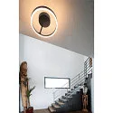 SLV Væg- og Loftlampe ONE DALI Ø40CM up / down, DALI styrbar, CCT Switch, ringform IP20, sort dæmpbar