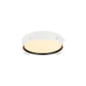 SLV Væg- og Loftlampe DECONA PHASE rund, CCT Switch IP44, sort dæmpbar
