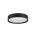 SLV Væg- og Loftlampe DECONA PHASE rund, CCT Switch IP44, sort dæmpbar