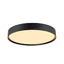 Væg- og Loftlampe DECONA PHASE rund, CCT Switch IP44, sort dæmpbar