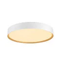 Væg- og Loftlampe DECONA PHASE rund, CCT Switch IP44, guld, hvid dæmpbar