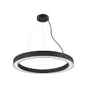 SLV Pendel MEDO® RING 90 PHASE til VDU-arbejdsstation, CCT Switch IP20, sort dæmpbar