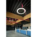 SLV Pendel MEDO® RING 90 PHASE til VDU-arbejdsstation, CCT Switch IP20, sort dæmpbar