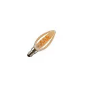 LED lyskilde kerteførmet C35 GOLD C35 klar E14 2W 80lm 1800K 325° CRI 80-89