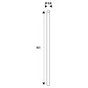 SLV LED tube T8 LED TUBE V T8 EM/M 1500 set of 10 opal G13 22W 2700lm 6500K 180° CRI 80-89