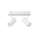 Væg- og Loftlampe NOBLO® DOUBLE PHASE DTW 2-flammer, rund, Dim-To-Warm IP20