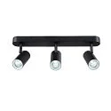 SLV Væg- og Loftlampe NOBLO® TRIPLE PHASE DTW 3-flammer, rund, Dim-To-Warm IP20, sort dæmpbar