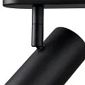 SLV wall and ceiling luminaire NOBLO® DOUBLE PHASE 2 flames, round IP20, black dimmable